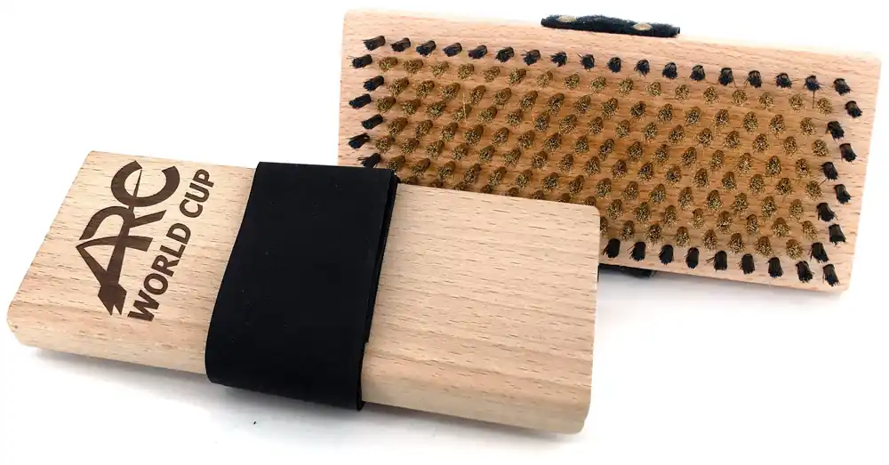 ARC Fine brass - Black nylon containment loop, Rectangular World Cup Brush Expresní Doručení