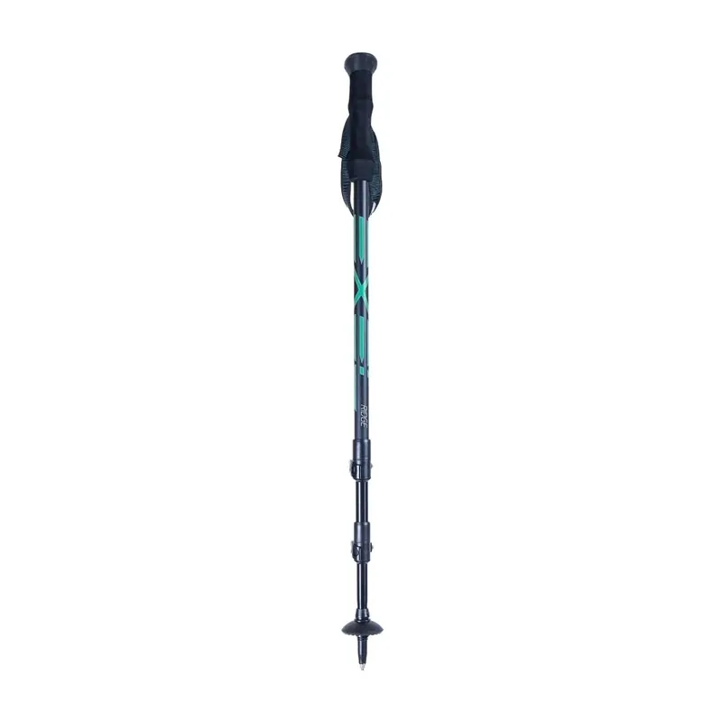 Bezpečná Platba EXEL RIDGE 6061 Alu, Black/Green, Trekové hůlky, teleskopické