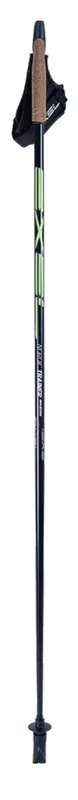 EXEL NORDIC TRAINER REFLECTIVE, 50% Carbon Black/Neon Yellow, Nordic walking hůlky Zlevněný
