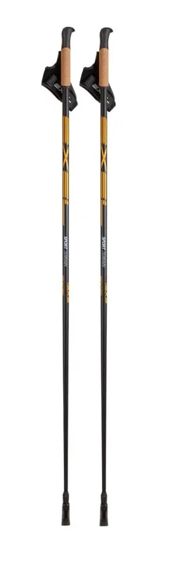 EXEL SPORT Black/Orange, Nordic walking hůlky Nová Kolekce