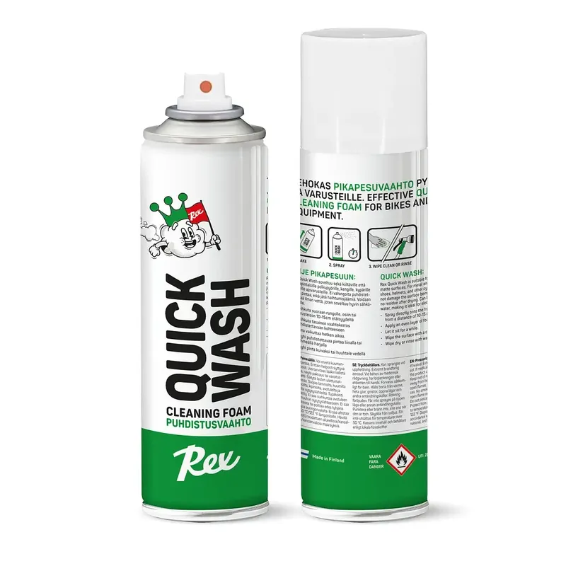 Novinka REX 912 Quick Wash – pěnový čistič na kolo a vybavení
