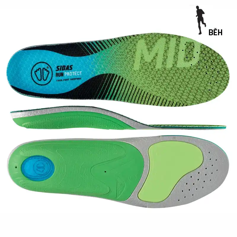 Výprodej Sidas 3Feet Run Protect Mid – sportovní vložky pro střední klenbu