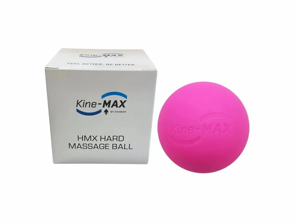 Super Cena KINE-MAX HMX HARD MASSAGE BALL - MASÁŽNÍ MÍČEK 6CM RŮŽOVÝ