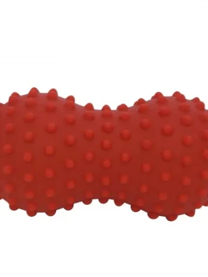 KINE-MAX SPIKEY TWIN BALL - masážní dvojmíček, červený Přímo Od Výrobce