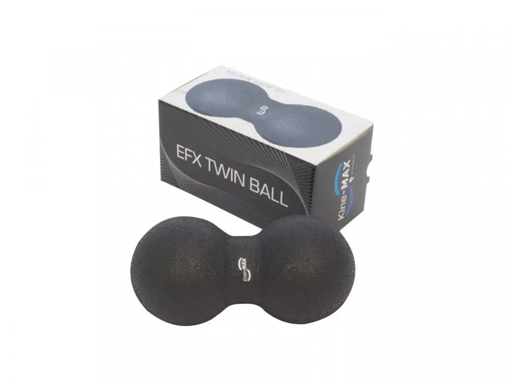KINE-MAX EFX TWIN BALL, masážní dvojmíček, černý Akční Nabídka