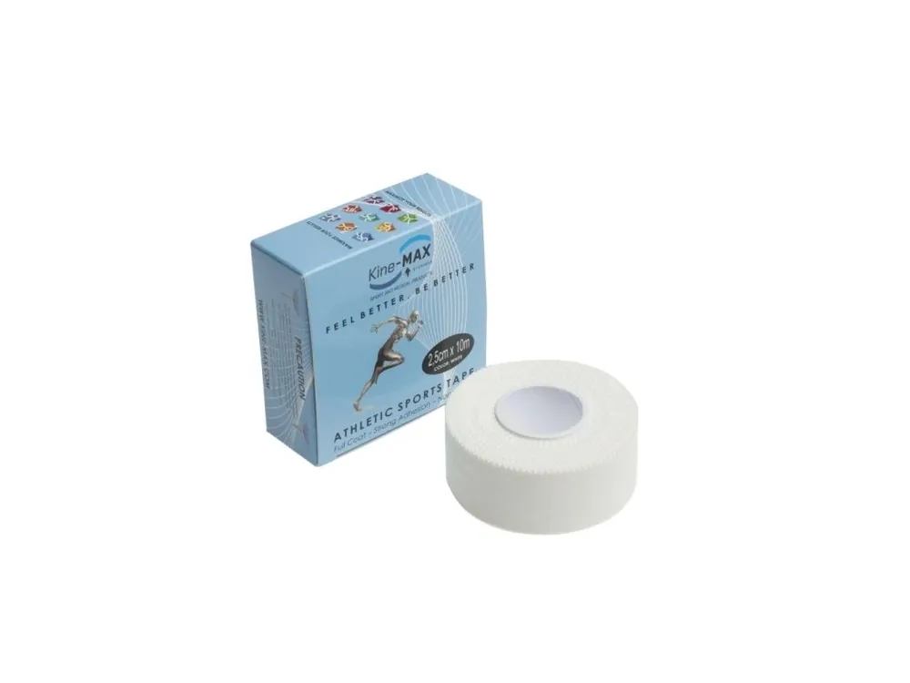 KINE-MAX SPORT TAPE, Full Coat - neelastická tejpovací páska 2,5cm × 10m Finální Výprodej