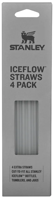 STANLEY Tumbler Iceflow 880 ml slámky/brčka, náhradní set 4 kusů, čirá Horká Nabídka