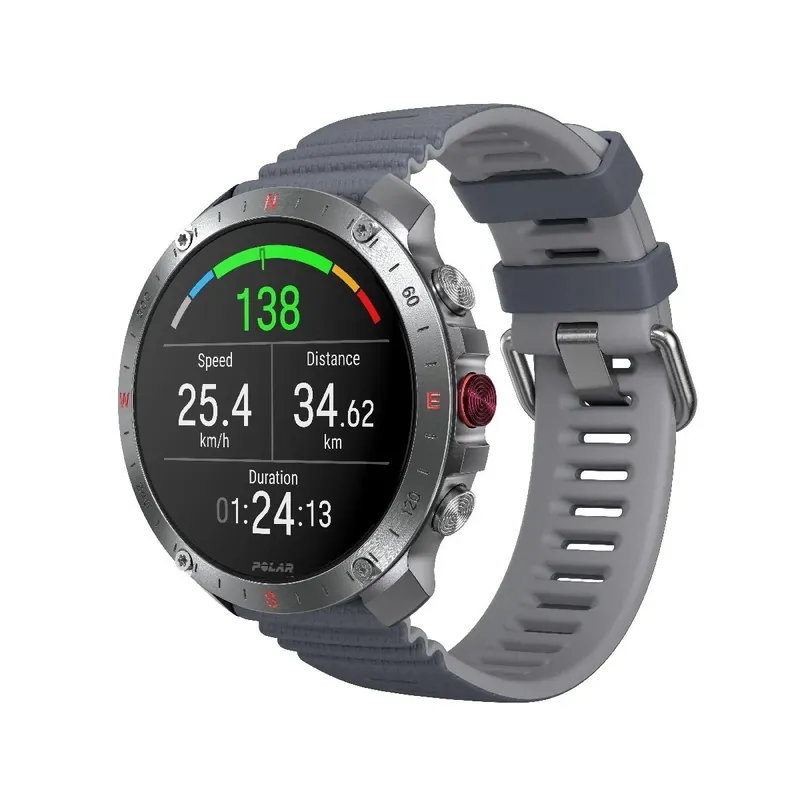 POLAR Grit X2 Pro Silver, S/L, multisportovní GPS hodinky Finální Výprodej