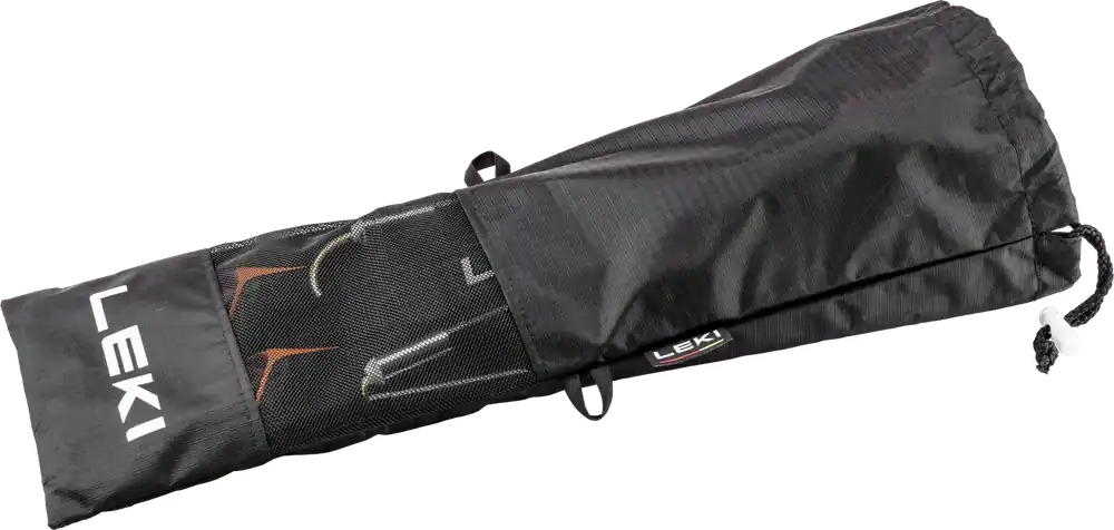 LEKI Folding Pole Bag Big, černobílý, 45 cm, skládací vak na hole Jen Po Omezenou Doba