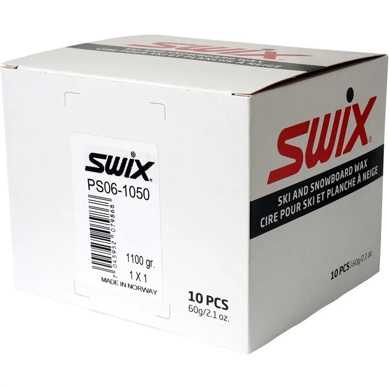SWIX PS06-1050 Skluzný vosk PS6 Blocks do mazačky na vosky, 1050g Vysoce Kvalitní