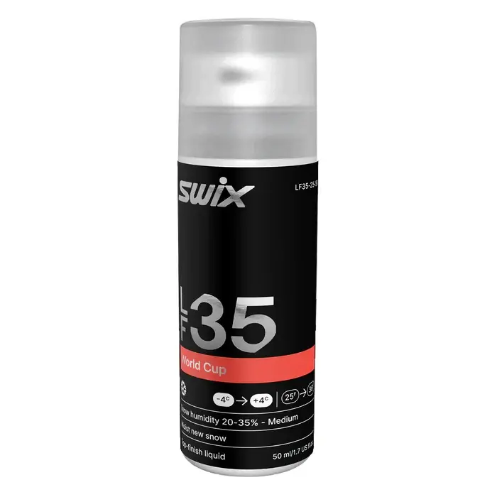 SWIX LF35 WC Liquid Fine Mid, tekutý skluzný vosk, 50ml Expresní Doručení