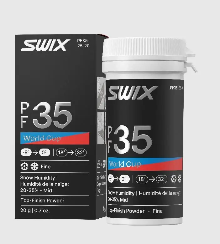 SWIX PF35 WC Fine Mid, +2°C/-10°C, 20 g, prášek bez fluoru Víkendová Akce