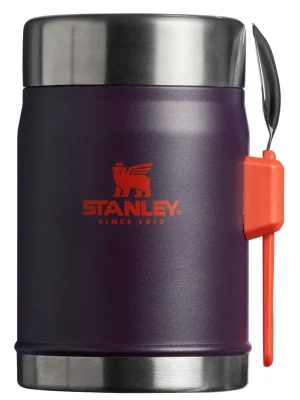 Zlevněný STANLEY The Legendary Classic Food Jar 400 ml Plum, jídelní termoska se lžící/vidličkou