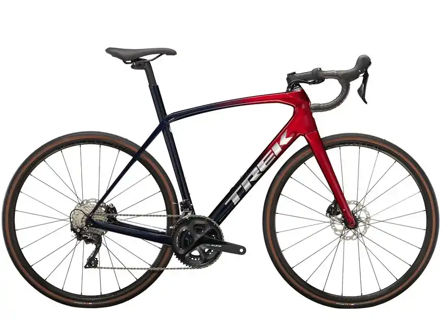 Trek Domane SL 5 Gen 3 44 červená/modrá Výhodná Nabídka