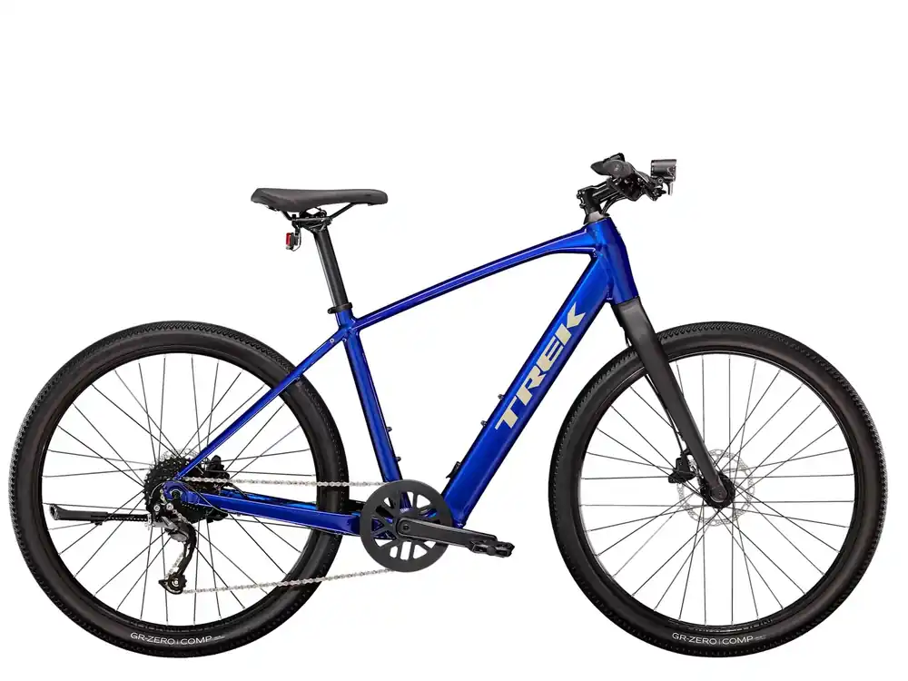 Trek Dual Sport+ 2 XL modrá Akce