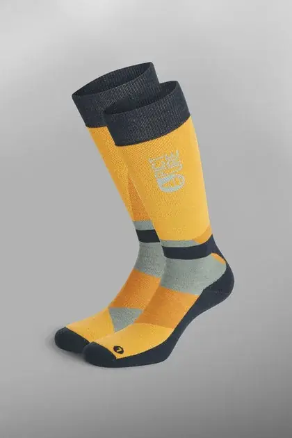 PICTURE Magical Ski Socks 36-39 žlutá/modrá Sleva