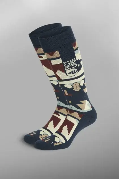 Oblíbený PICTURE Magical Ski Socks 36-39 modrá/bílá