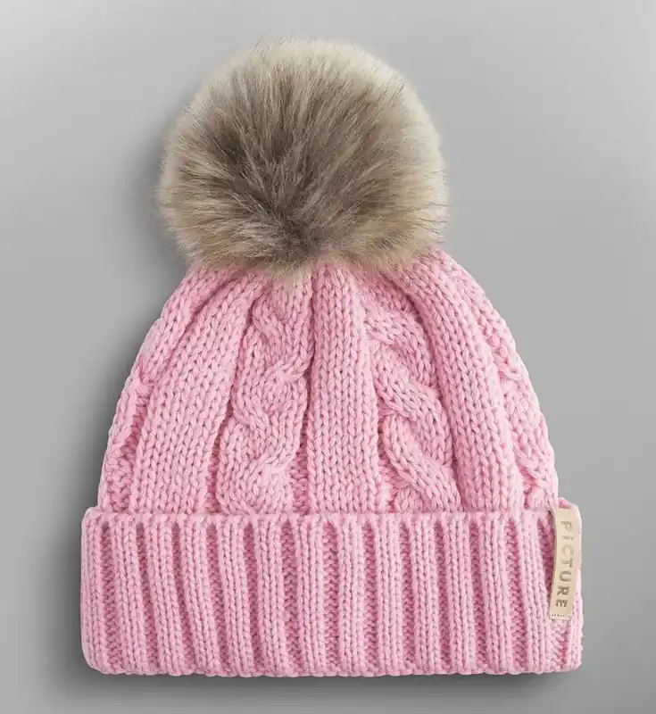PICTURE Ezah Beanie UNI růžová Omezená Nabídka