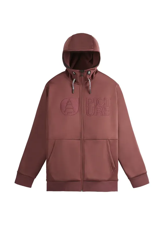 PICTURE Park Zip Tech Hoodie XL červená Expresní Doručení