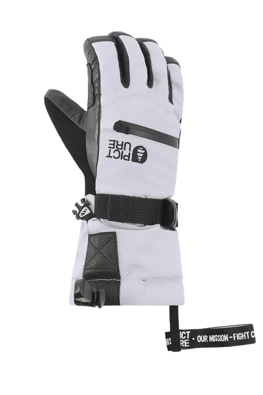 Levný Picture Palmer Gloves XS světle šedá