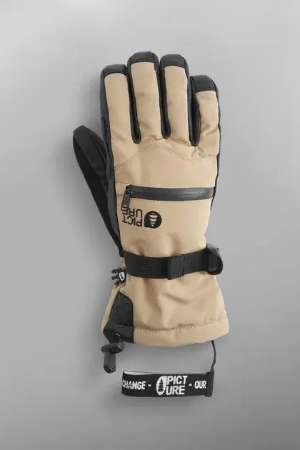 Picture Palmer Gloves L světle hnědá Sleva