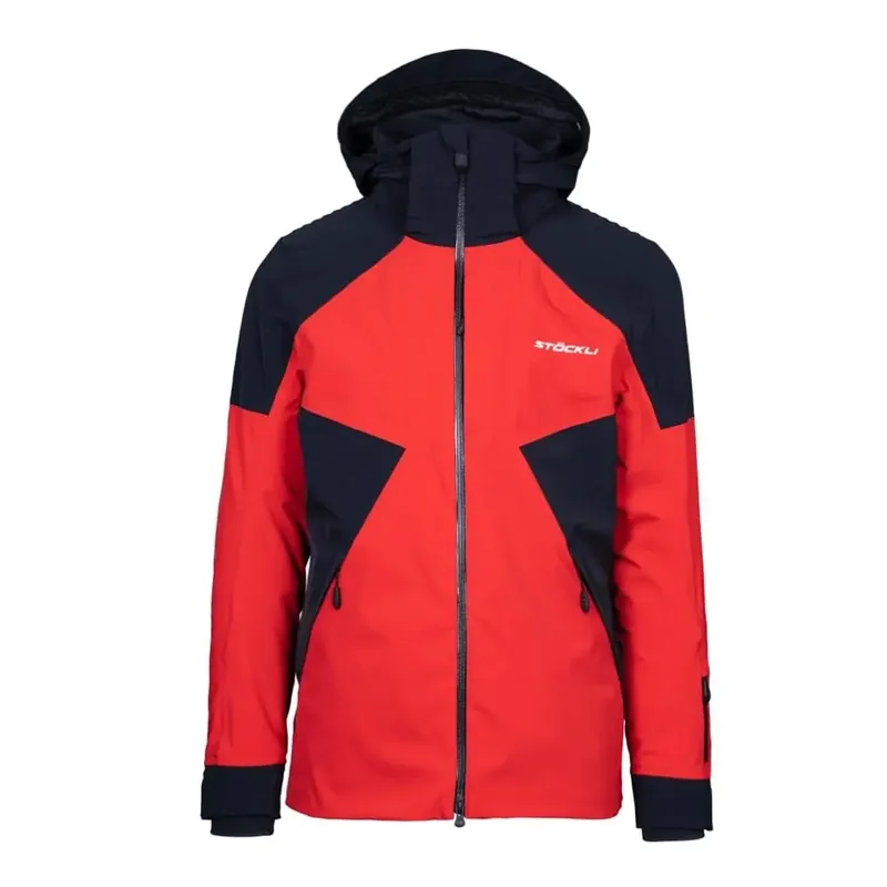 Stöckli Skijacket RACE M červená/černá Originální