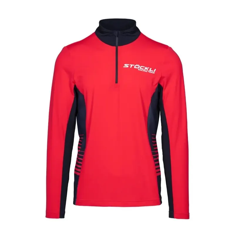 Stöckli Functional shirt WRT M červená/černá Sezónní Sleva