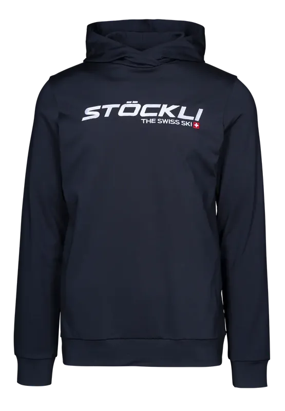 Poslední Šance Stöckli Hoody Pullover THE SWISS SKI L černá