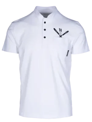 Značkový Stöckli Polo Mao Shirt L bílá