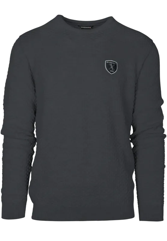 Stöckli Swiss Made Knitted Pullover XL šedá Nová Kolekce