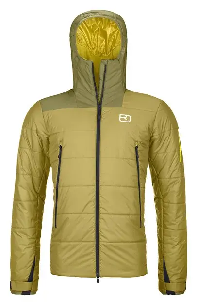 Kup Teď Ortovox Swisswool Zinal Jacket M L zelená/žlutá