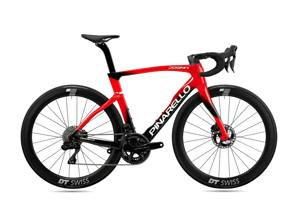 Pinarello Dogma F CAMPAGNOLO Super Record EPS 2x12 DB WRL 595 červená/černá Expresní Doručení