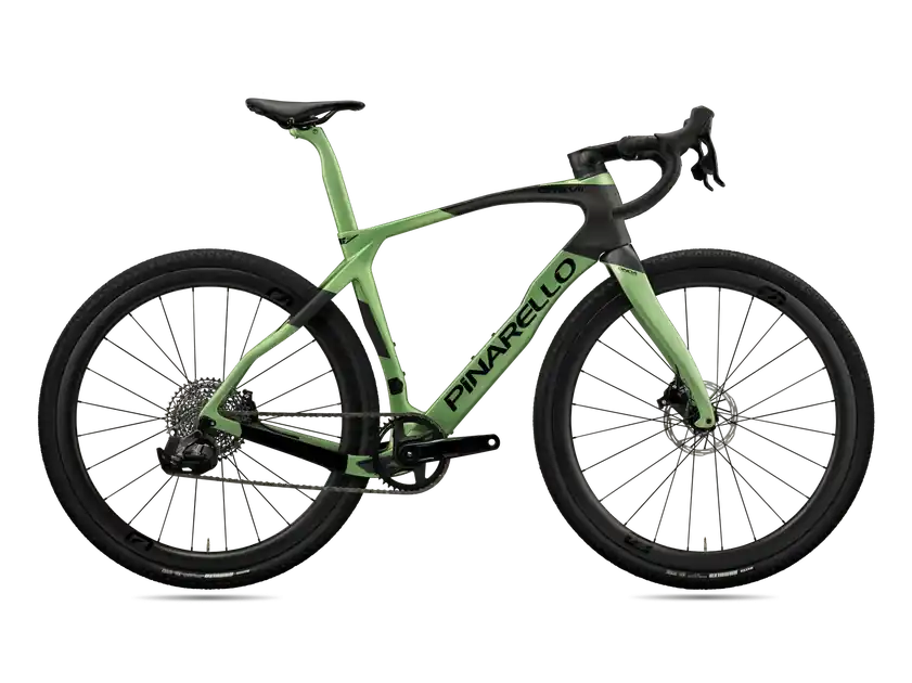 Pinarello GREVIL F7 SRAM Rival eTap AXS DB 1x12 XPLR (MY24) 470 zelená/šedá Originální