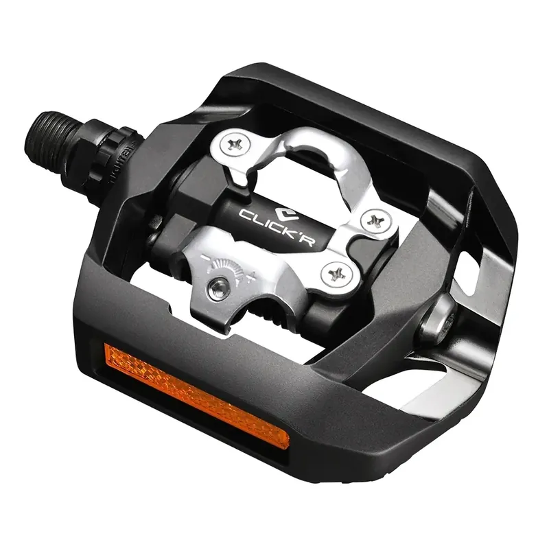 SHIMANO pedály MTB PD-T421 CLICK‘R zarážky SM-SH56 černé černá Časově Omezené