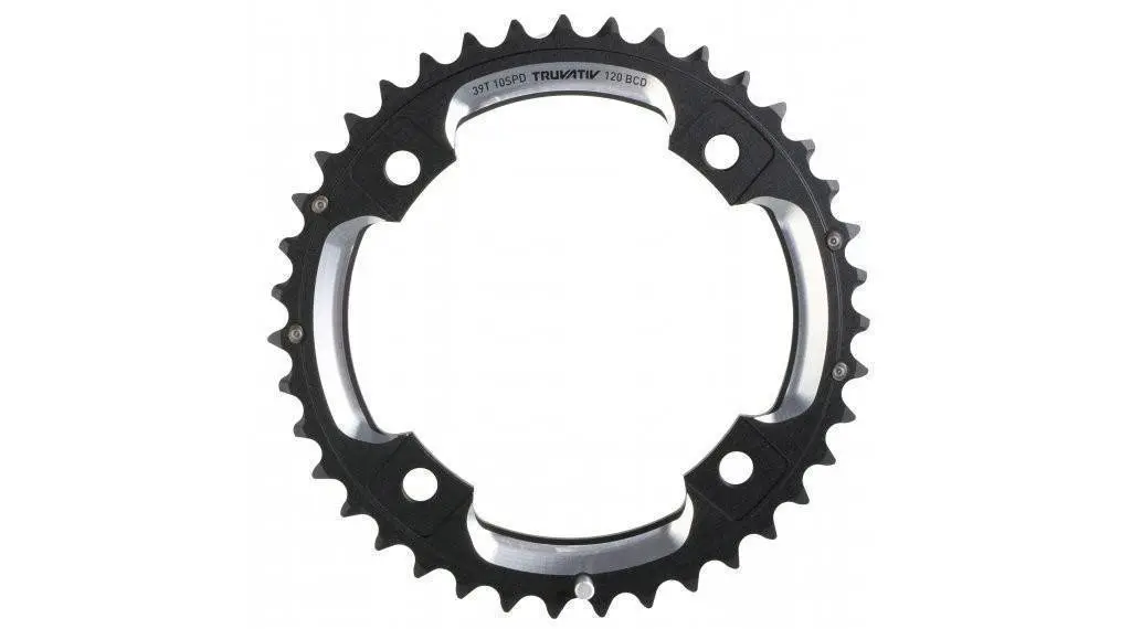 Dokud Zásoby Vydrží Převodník SRAM CRING MTB 39T S2 120 AL6 BTBLK CNCAF SP