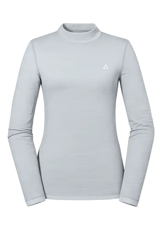Schöffel SF-Merino Turtle Neck L S šedá Zlevněný