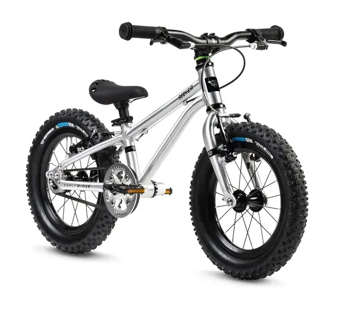 Early Rider Bike Seeker 14 14" stříbrná Oblíbený