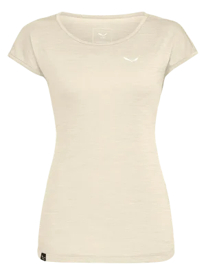 Značkový Salewa Puez Melange Dry T-shirt W 46/40 béžová