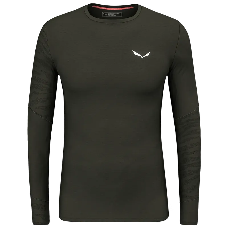 Salewa CRISTALLO WARM AMR TEE M 54/2X tmavě zelená Značkový