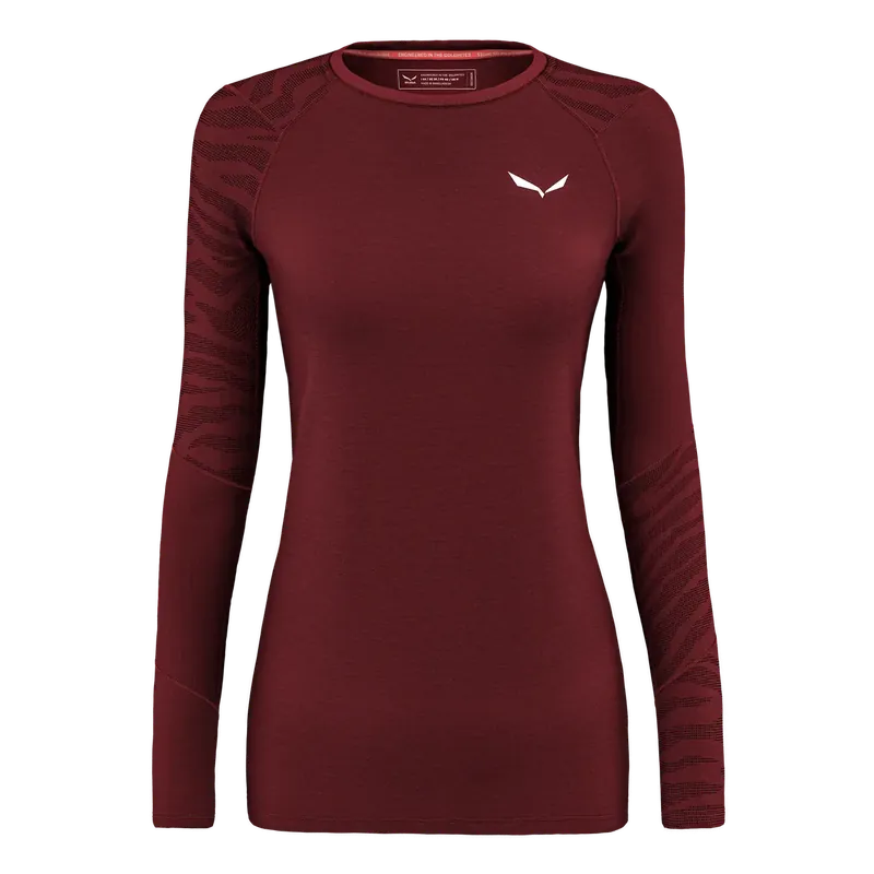 Salewa CRISTALLO WARM AMR TEE W 42/36 červená Novinka