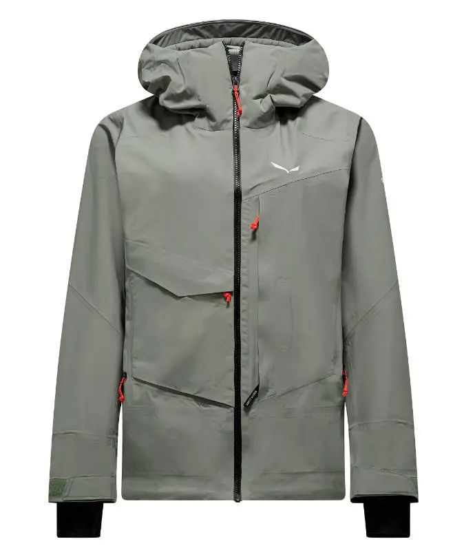 Salewa SELLA FREE 3L PTX JKT W 40/34 šedá Sezónní Sleva