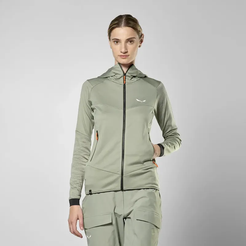 Salewa SELLA CREVASSE HD JACKET W 48/42 šedá Nízká Cena