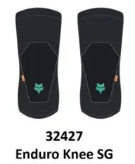 Originální Fox chránič kolen Enduro Knee Sleeve Sg M modrá