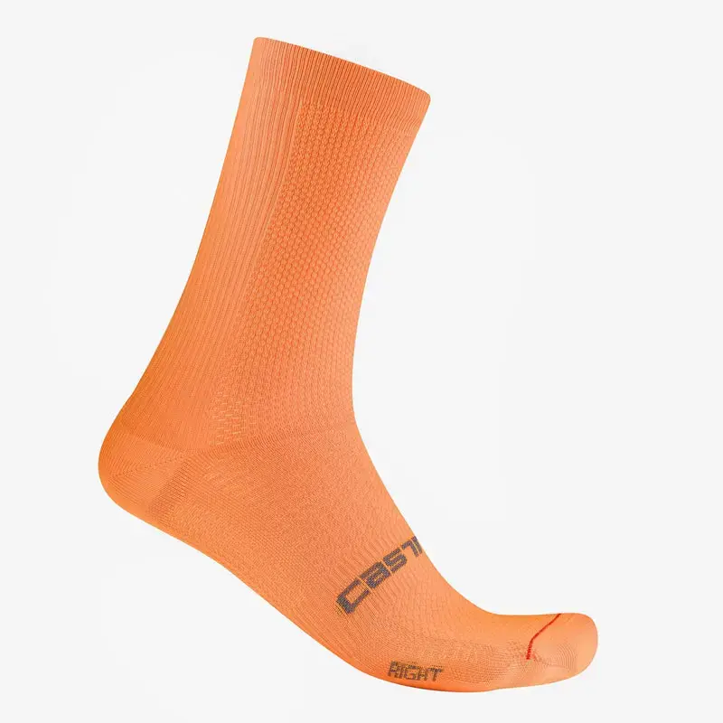 Rychlé Dodání Castelli ponožky Espresso 18 XXL oranžová
