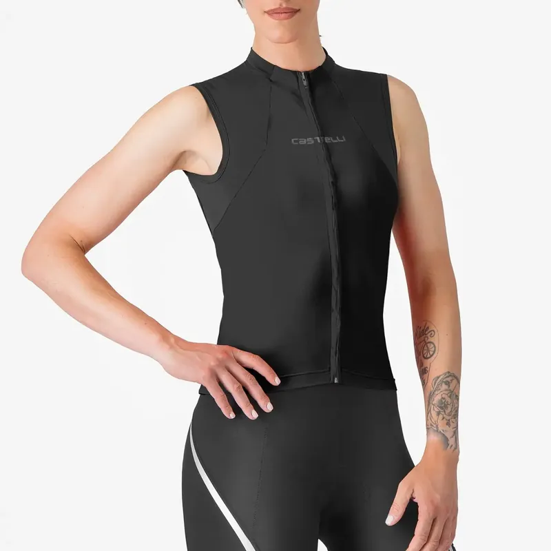 Castelli dres bez rukávů Sleeveless W XL černá Omezená Nabídka