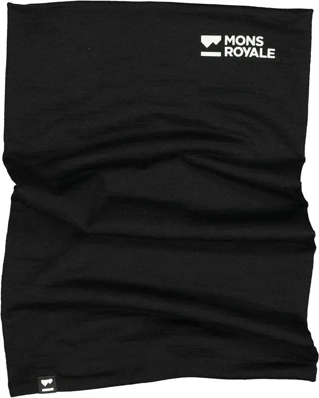 Mons Royale Merino nákrčník DOUBLE UP UNI černá Bezpečná Platba