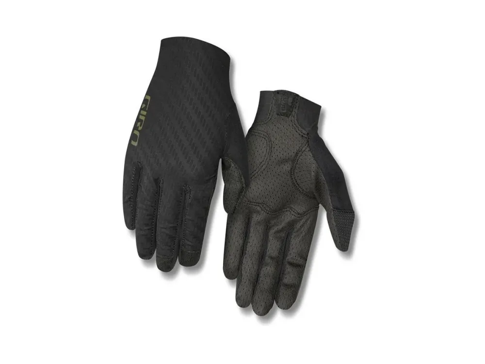 Cyklistické rukavice Giro Rivet CS Black/Olive Tovární Cena