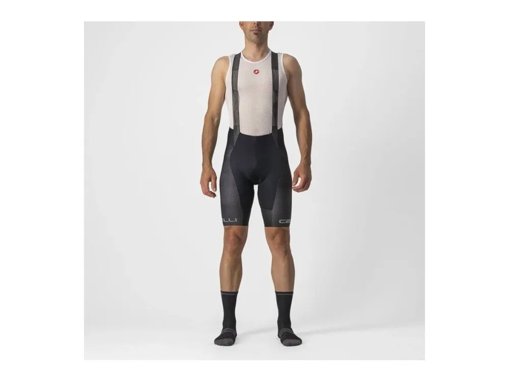 Cyklistické kraťasy Castelli Free Aero RC Pro Dark Gray/White Novinka