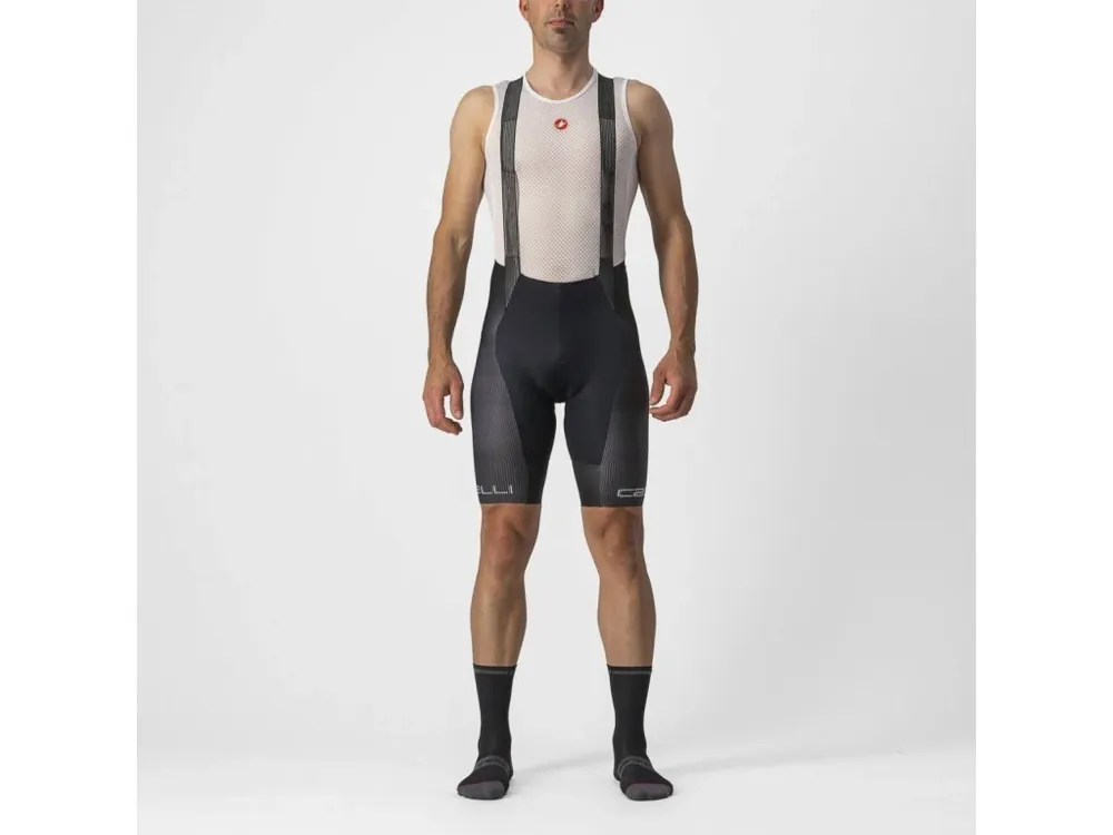 Cyklistické kraťasy Castelli Free Aero RC Pro Black/White Časově Omezené