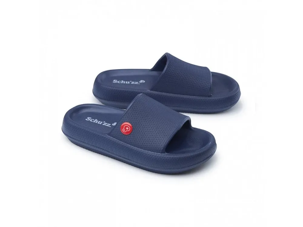 Pantofle Schu‘zz Claquette Bleu marine Autentický